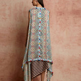 Amer Multi Color Overlay With Tassels