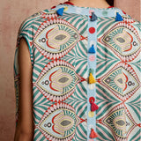 Amer Multi Color Overlay With Tassels