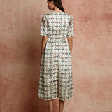 Amer Ivory Fitted Dress