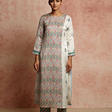 Amer Ivory Multi/Buti Kurta