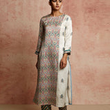 Amer Ivory Multi/Buti Kurta