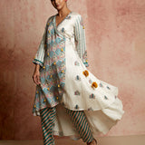 Amer Ivory/Multi Wrap Kurta