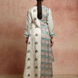 Amer Ivory/Multi Wrap Kurta
