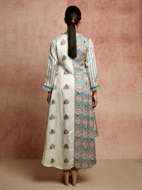 Amer Ivory/Multi Wrap Kurta