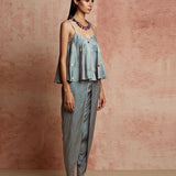 Amer Striped Dhoti Pants