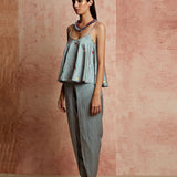 Amer Striped Dhoti Pants