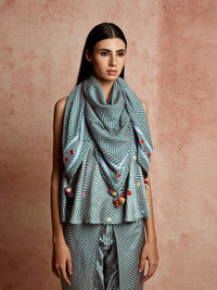 Amer Striped Dhoti Pants