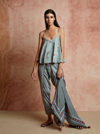 Amer Striped Dhoti Pants
