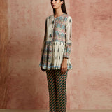 Amer Multi Design Blocked Shirt