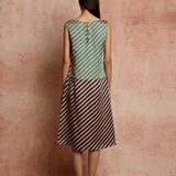 Amer Striped Blocked Dress
