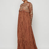 Tota Beige Crushed Dress