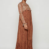Tota Beige Crushed Dress