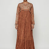 Tota Beige Crushed Dress