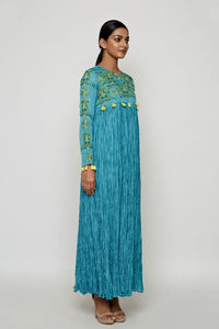 Tota Aqua Crushed Dress