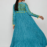 Tota Aqua Crushed Dress