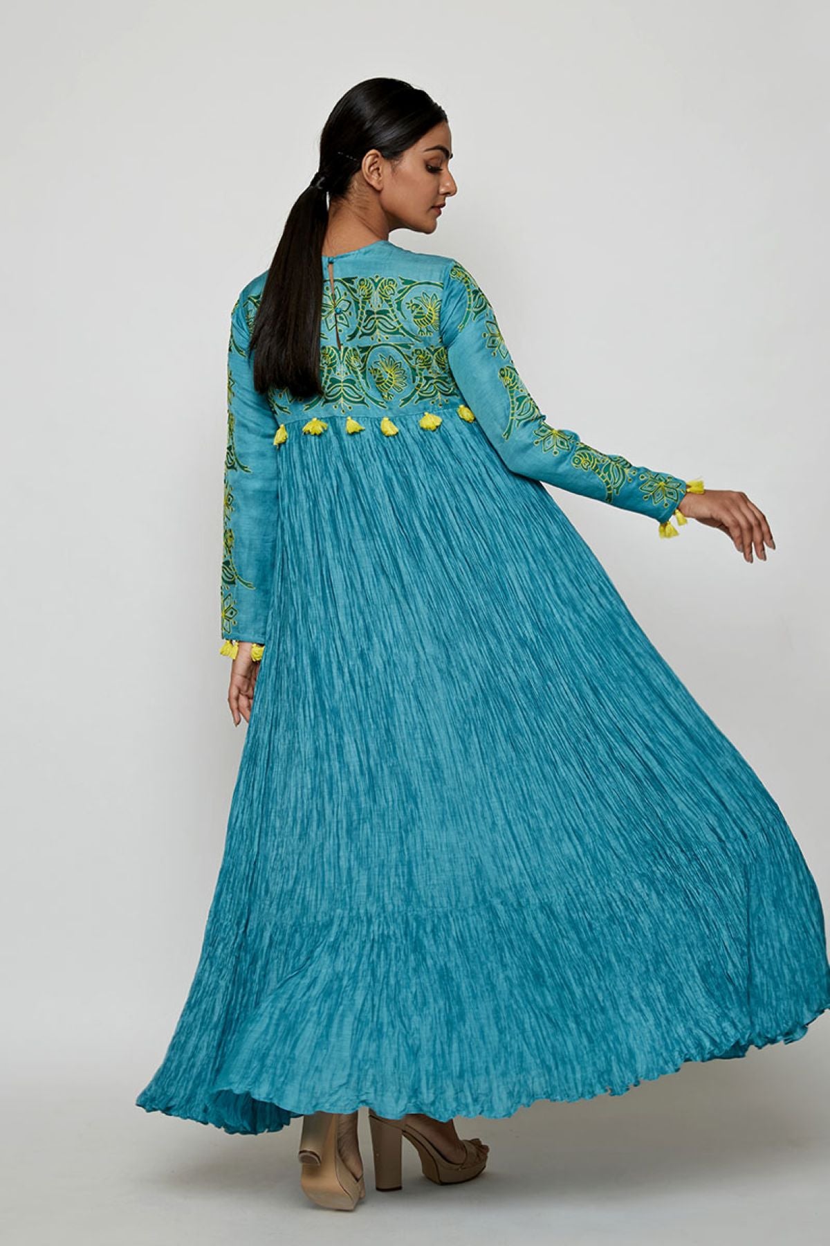 Tota Aqua Crushed Dress