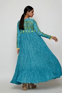 Tota Aqua Crushed Dress
