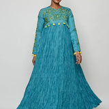 Tota Aqua Crushed Dress