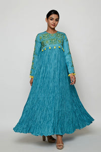 Tota Aqua Crushed Dress