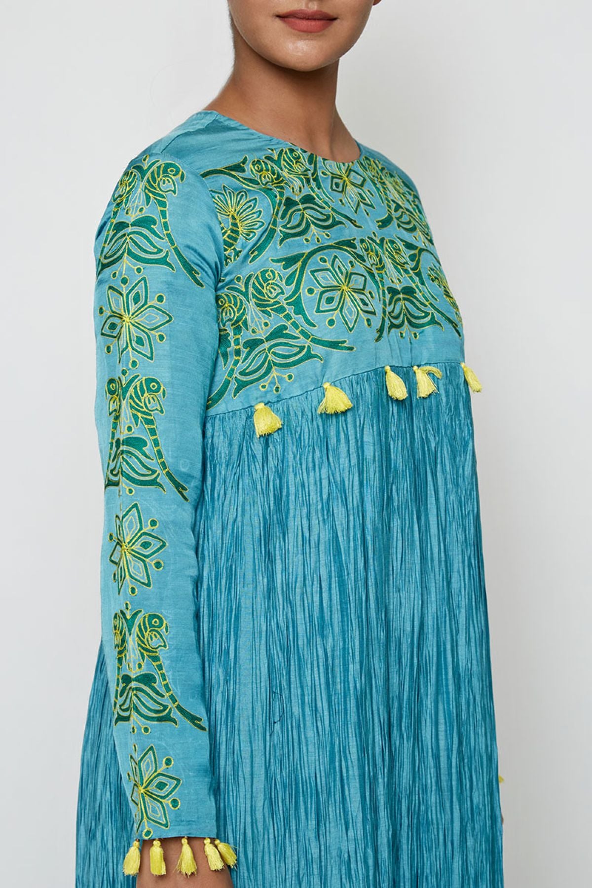 Tota Aqua Crushed Dress