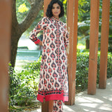 Ivory Printed Embroidered Chintz Gauri Kurta set