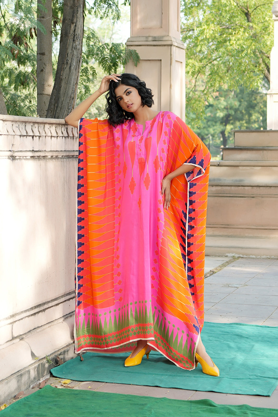 Red/Pink Kilim Kaftan