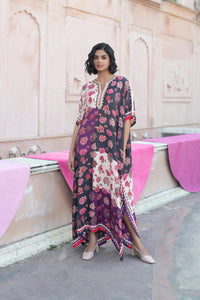 CHARCOAL CHINTZ KAFTAN