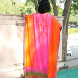 Red/Pink Printed Kilim Kaftan