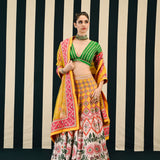 Tarang Multi Printed Embroidered Lehenga Set