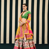 Tarang Multi Printed Embroidered Lehenga Set