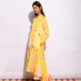 Yellow Zaal Printed Dress