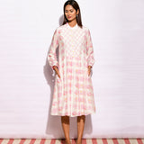 Inbloom Off White Buta Printed Dress