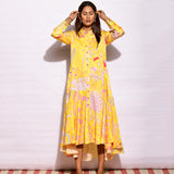 Yellow Zaal Printed Dress
