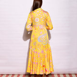 Yellow Zaal Printed Dress