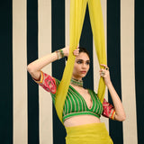 Tarang Multi Printed Embroidered Lehenga Set
