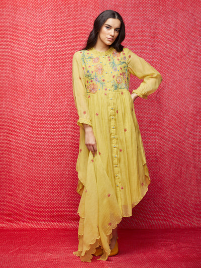 yellow floral scarf for women,
embroidered silk scarf,
handcrafted yellow scarf,
scallop edge scarf for girls,
designer yellow scarf india,
luxury silk scarves for women,
summer scarves for women,
yellow rose print scarf,
handmade embroidered scarf,
chic yellow scarf for girls,
fusion wear scarves,
traditional embroidered scarf,
women's fashion scarves online,
silk scarves for evening wear,
yellow scarf for wedding attire,
boho chic yellow scarf,
floral printed scarves india,
scarf with sca