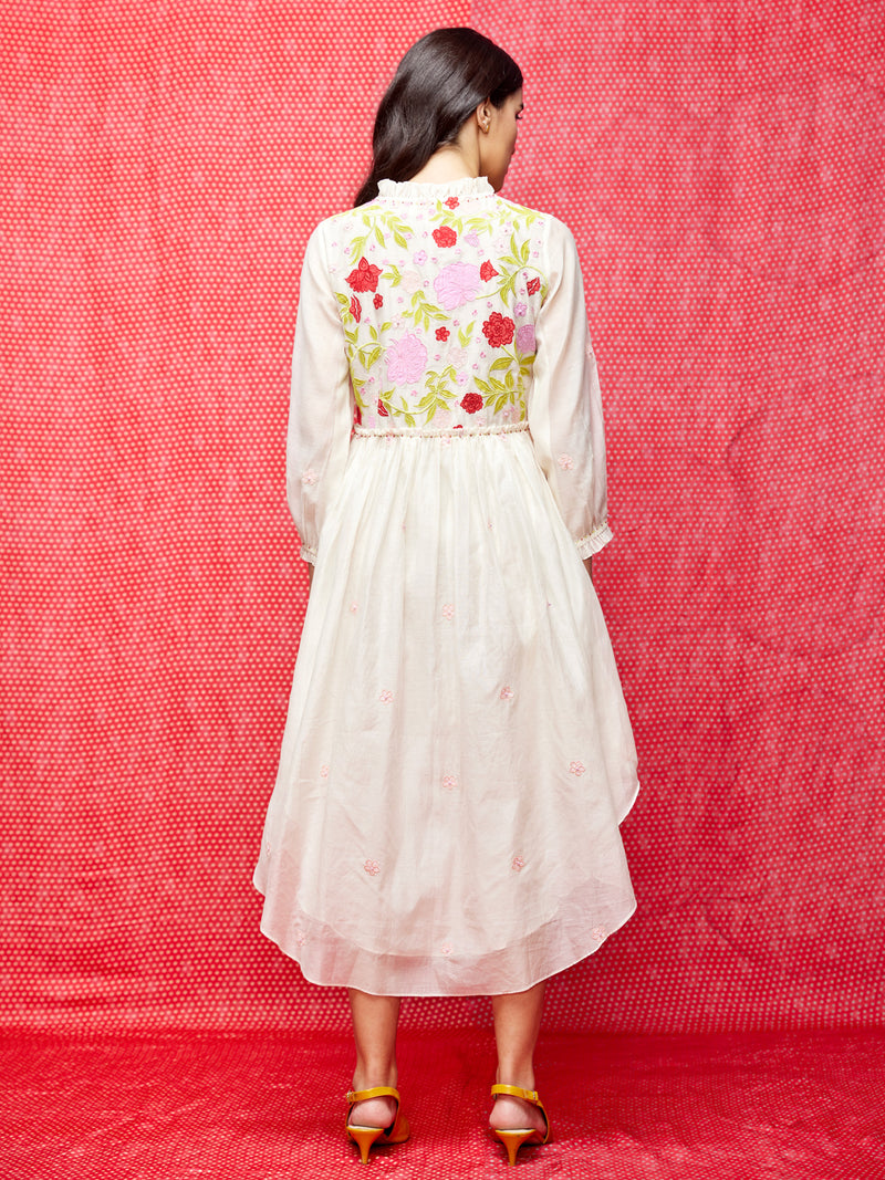 Rose Ivory Embroidered Tunic