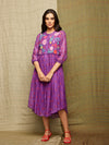 Rose Purple Embroidered Tunic
