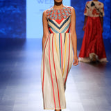 Our Bagh Applique Scallop Dress