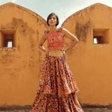 Mewar Top & Ghoomar Skirt