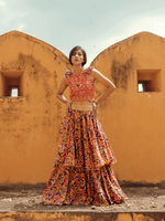 Mewar Top & Ghoomar Skirt