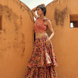 Mewar Top & Ghoomar Skirt