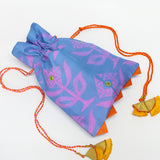 Blue Shibori Potli Bag