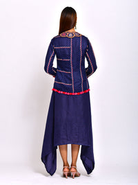Kamal Embroidered jacket With Dress
