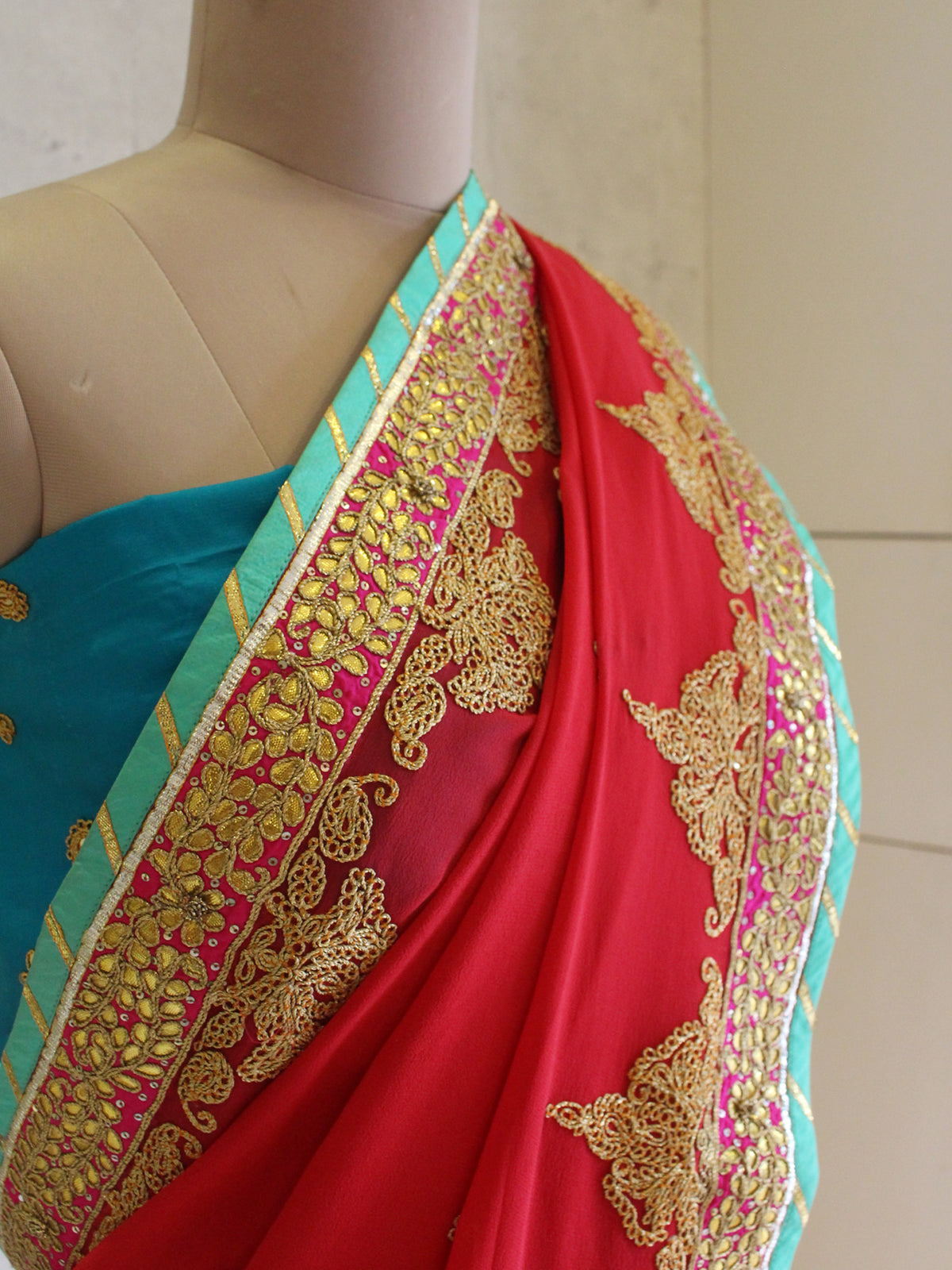 Red Marodi Saree