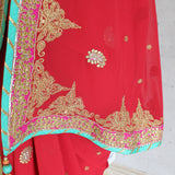 Red Marodi Saree