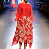 Bagh Applique Embroidered Tunic Dress