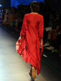 Bagh Applique Embroidered Tunic Dress
