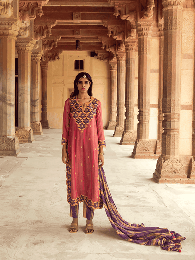 Kotputli Kurta, Tonk Pants & Teej Dupatta