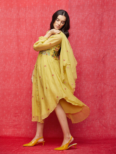 yellow floral scarf for women,
embroidered silk scarf,
handcrafted yellow scarf,
scallop edge scarf for girls,
designer yellow scarf india,
luxury silk scarves for women,
summer scarves for women,
yellow rose print scarf,
handmade embroidered scarf,
chic yellow scarf for girls,
fusion wear scarves,
traditional embroidered scarf,
women's fashion scarves online,
silk scarves for evening wear,
yellow scarf for wedding attire,
boho chic yellow scarf,
floral printed scarves india,
scarf with sca